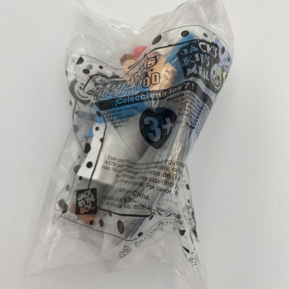 2003 Jack in the Box Muppets Take Hollywood Kids Meal Toy Sealed Vintage NIP